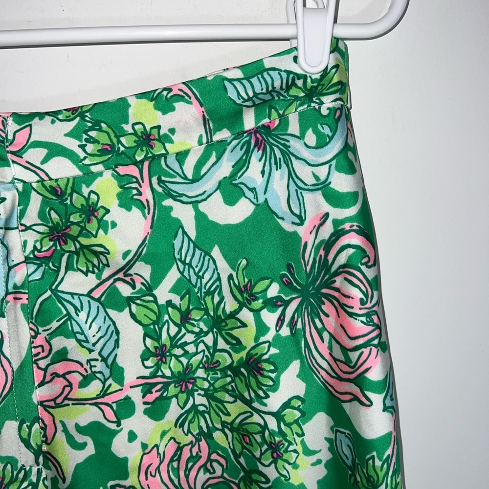 Lilly Pulitzer Rennox Midi Skirt Spearmint Blossom Views size 6 - Picture 13 of 16